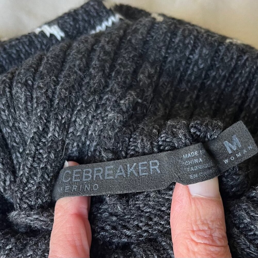 NWOT Icebreaker Fair Isle Merino Turtleneck | Size Medium - Picture 4 of 10